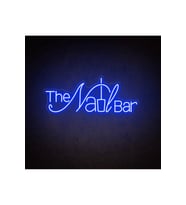 The Nail BAR Yazılı ve Şekilli Neon Tabela