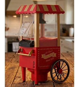 5 Dakikada Popcorn Hazırlayan Yağsız Patlatma Makinesi