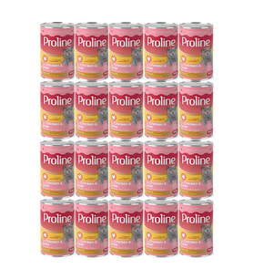 Proline Tavuklu ve Ciğerli Yetişkin Kedi Konservesi 395 Gr*20 Adet (Kahverengi)