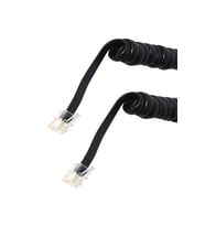 Telefon Spıral Kablo Sıyah
