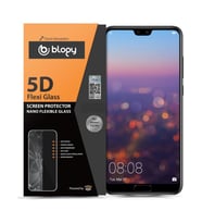 Blogy P20 Pro ile Uyumlu Flexi 5D Ekran Koruyucu (Şeffaf)
