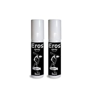 Eros 2 Adet Erkeklere Özel Zaman Stop Spreyi 20 ml (Black)