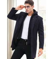 PLT9371 DEWBERRY ERKEK PALTO-DİAGONAL LACİVERT