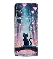 Vivo Y19S Kılıf Boutique Baskılı Resimli Love Cats Tree Pcode -050