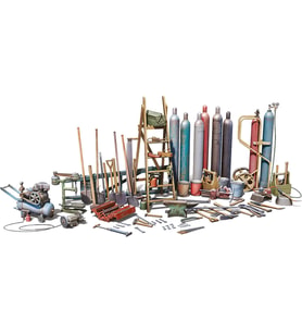 Mini Art 49013 Alet Kiti Ölçekli 1:48 - Gerçek Reprodüksiyon Orijinal, Modelleme, Plastik Kiti, El S