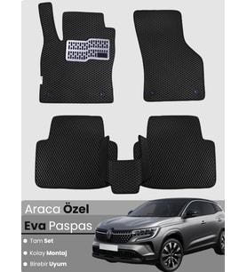 RENAULT AUSTRAL (2022-2025) Uyumlu EVA Paspas Tam Set–Araca Özel,Oto Paspas