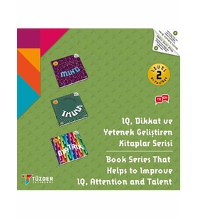 LEVEL-2 8+ Yaş / IQ, Dikkat ve Yetenek Geliştiren Kitaplar Serisi (Yeşil)