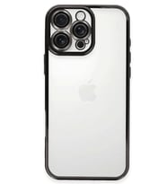 Newface Apple iPhone 16 Pro Max Kılıf Razer Lensli Silikon - Siyah
