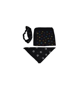 Pati Desenli Bandana Seti