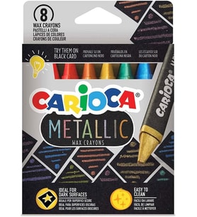Carioca Metalik Pastel Boya, 8'li