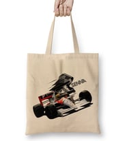 Ayrton Senna Low Poly Bez Çanta Uzun Saplı
