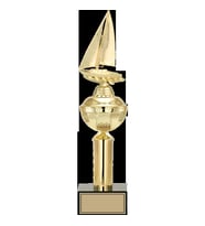 ODAK KUPA - Figürlü Kupalar - Yelken Figürlü Kupalar FG-047 C - 41 cm