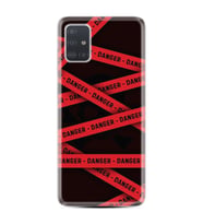 Samsung a71 A72 A73 A7 A9 2018 C7 C9 Kılıf Desenli Silikon Danger 1372