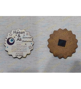 6 CM Sünnet Düğünü Magnet Söz Nişan Nikah Düğün 25 Adet