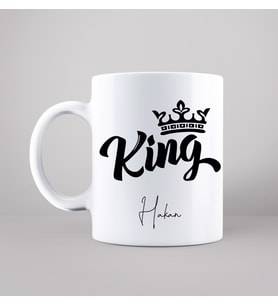 King Baskılı Kupa Kişiye Özel
