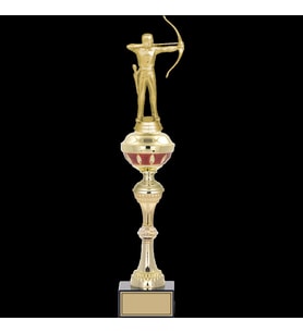 ODAK KUPA - Figürlü Kupalar - Okçu Figürlü Kupalar FG-064 B - 48 cm