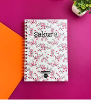 Kırmızı Sakura Tasarımlı Konuşan Ajanda