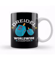 Adorable Dreidel Worldwide Champion Funny Hanukkah Kupa Bardak Porselen