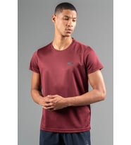Maraton Regular Erkek Bisiklet Yaka Bordo T-shirt