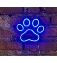 pati izi tek neon duvar aydınlatması (Mavi)