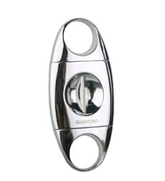 Quantoro Gümüş Metal V-Cut Puro Makası Kesici - TRZ2003