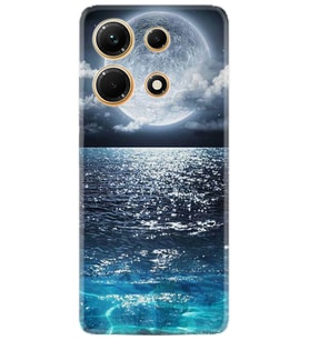 Infınıx Note 30 Kılıf Resimli Desenli Baskılı Silikon Great Moon 1301