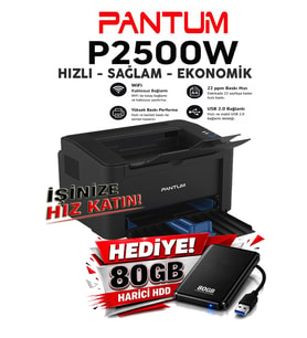 Pantum P2500W Wİ-Fİ Lazer Yazıcı