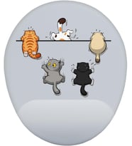 Yaramaz Kediler Bilek Destekli Mouse Pad