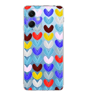 PrintiFy Xiaomi Redmi Note 12 4G ile Uyumlu Water Color 1  Kamera Korumalı Şeffaf  Kılıf