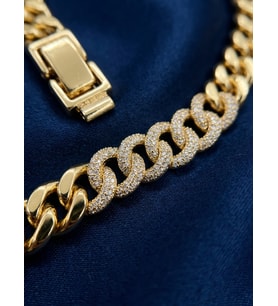 Xuping Parlak Taşlı Gurmet Bileklik 14K Gold