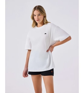 Ellesse 6SF5043-OF Kadın Tişört - Kırık Beyaz