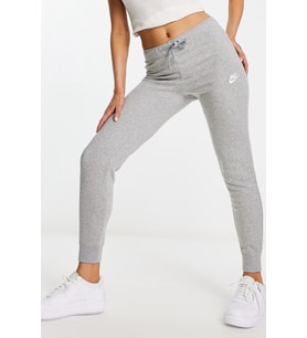 Nike Sportswear Club Fleece Mid Rise Slim Fit Pant Kadın Dar Kesim Eşofman Altı Gri