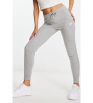 Nike Sportswear Club Fleece Mid Rise Slim Fit Pant Kadın Dar Kesim Eşofman Altı Gri