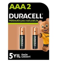 Duracell Şarj Edilebilir Pil AAA 900Mah