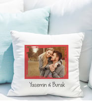Fotoğraflı İsim Baskılı Yastık