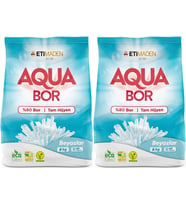 Boron AquaBor Matik Toz Çamaşır Deterjanı 12KG (Beyazlar İçin) 80 Yıkama (2PK*6KG)