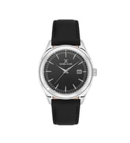 DANIEL KLEIN DK.1.13832-1 SİYAH DERİ KORDON KLASİK ERKEK KOL SAATİ