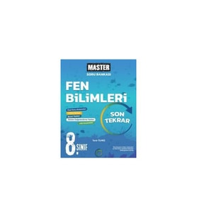Okyanus Yayınları 8. Sınıf Fen Bilimleri Master Son Tekrar Soru Bankası