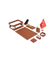 Liya sümen Takımı 11 Parça Taba Masa Bayraklı