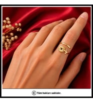 Trend Eylül Ayı Safir & Gündüz Sefası Doğum Çiçeği Yüzüğü