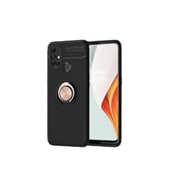 OnePlus Nord N10 5G Uyumlu Kılıf Zore Ravel Silikon Kapak (Siyah-Rose Gold)