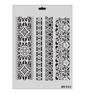 Rich Dantel Seri DN-913 Stencil 35x25 cm