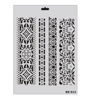 Rich Dantel Seri DN-913 Stencil 35x25 cm