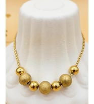Gold Kum Tanesi Çelik Bileklik