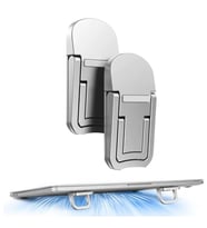 1 Çift Yapışkanlı Katlanabilir Laptop Standı – Mini Notebook Yükseltici, Taşınabilir Kaymaz Laptop Ayağı