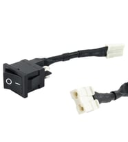 Ayt R13-0 2 Pin Siyah Soketli Yükseltici Anahtarı 6A 250V 19X13mm Soketli Aç Kapa Anahtar Düğme
