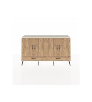 Arges Konsol 6 Raflı 2 Çekmeceli 4 Kapaklı 176x30x99 Aytaşı-Çam