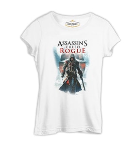 Assassin's Creed - Rogue Beyaz Kadın Tshirt