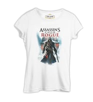 Assassin's Creed - Rogue Beyaz Kadın Tshirt