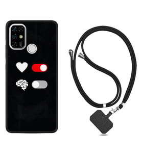 Casper E30 F20 X20 Kılıf Boyun Askılı Silikon Love Brain 1722
